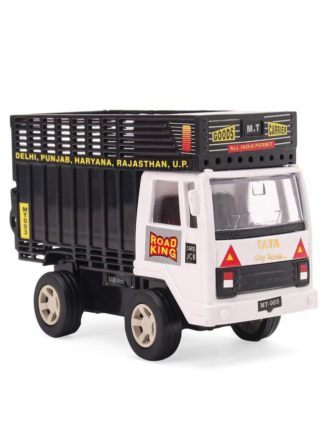 Shinsei Goods Carrier Maintenance Free Pullback Spring Action Race Toy Gift for Boys 3+ Years. Strong ABS Plastic, NO Sharp Edges, BIS Certified. Pack of 1, Color White - Image 1
